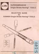 Sunnen-Sunnen Superabrasive Single Stroke Honing Tools, Selection Guide Manual-Reference-01